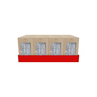 [NORDIC Brands] Dekoration Glitter silver 5mx25mm