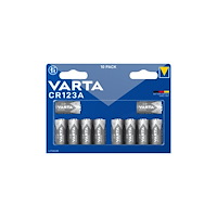 Varta Varta Professional batteri - cylindrisk - 10 x CR123A - primär litium mangan