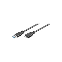 Goobay Goobay 1m USB 3.0 A/micro-B, 1 m, USB A, Micro-USB B, Hane/H...
