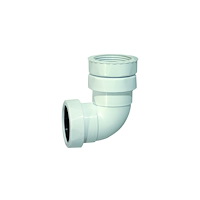 PURUS PURUS utloppsvinkel, vit 11/4"_1½"xØ32/40mm m/läckageavskilj...
