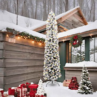 vidaXL Konstgjord julgran Grön 240 cm PVC och stål och plast