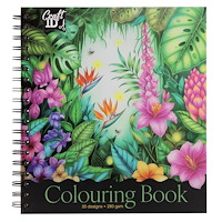 Legind A/S Botanisk målarbok med spiralbindning : 30 ark, 280 gram (bok, spiral)