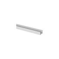 Solar Plus Aluminiumprofil Art Low 2m, anodiserad låg U-profil för inom...