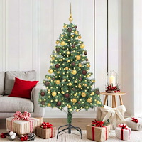 vidaXL Julgran Grön 180 cm PVC