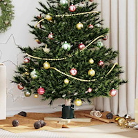 vidaXL Julgranställ 1.73 Grön 50 x 50 x 16 cm Massiv furu