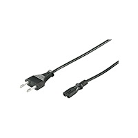 Goobay goobay NK 104 S - strömkabel - Eurokontakt till power IEC 60320 C7 - 3 m