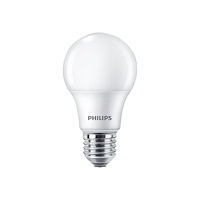 Philips Philips - LED-glödlampa - form: A60 - glaserad finish - E27 - 8 W - varmt vitt ljus - 2700 K - matt (paket om 6)