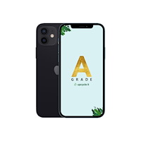 upcycle it Apple iPhone 12 - svart - 5G smartphone - 64 GB - CDMA / GSM