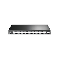 TP-LINK TP-Link JetStream TL-SG3452P V1 - switch - 52 portar - Administrerad - rackmonterbar