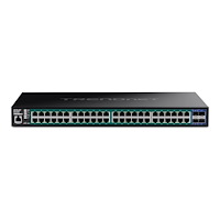 TRENDnet TRENDnet TPE-3524S - switch - 52-port, web - 52 portar - smart - rackmonterbar - TAA-kompatibel