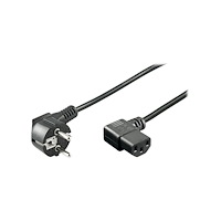 WENTRONIC GMBH goobay - strömkabel - power IEC 60320 C13 till power CEE 7/7 - 2 m