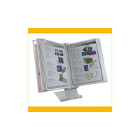 AB ALRIK HEDLUND Bordsställ Actual 28510 metall vit inkl. 10 A4-fickor i olik...