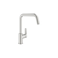 GROHE GROHE 30470DC0, Standard, Stål, Hävarm, Single, Super steel,...