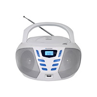 COBY Electronics Blaupunkt BB7WH - boombox - CD, USB-radio