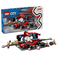 LEGO® LEGO® City 60443 F1® Pit Stop & Pit Crew With Ferrari Car