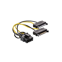 Inline InLine 0.15m 2x SATA-kontakt