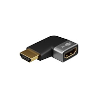 Goobay Goobay HDMI-vinkeladapter 90° horisontell 8K a 60 Hz guldplä...