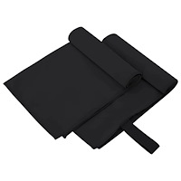 vidaXL Sporthanddukar 2 pcs Svart 50 x 30 cm Polyester och polyamid