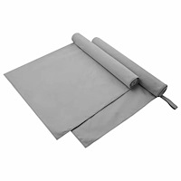vidaXL Sporthanddukar 2 pcs Mörkgrå 90 x 180 cm Polyester och polyamid