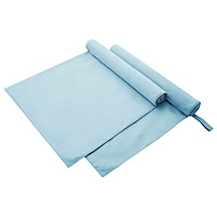vidaXL Sporthanddukar 2 pcs Blå 180 x 90 cm Polyester och polyamid