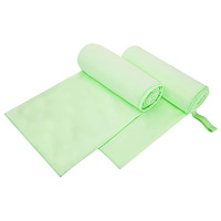 vidaXL Sporthanddukar 2 pcs Grön 200 x 100 cm Polyester och polyamid