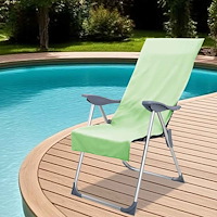 vidaXL Utomhus Stols Handdukar 2 pcs Blå 130 x 60 cm