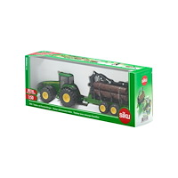 SIKU Siku Farmer - Tractor With Forestry Trailer