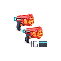 XSHOT X-Shot Excel Double Fury 4 Combo Foam Blaster Pack (16 Darts...
