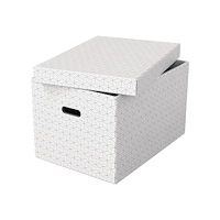 ESSELTE Esselte - presentkartong - stor - 51 cm x 35.5 cm x 30.5 cm - vit - paket med 3