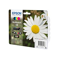 EPSON Epson 18 Multipack - 4-pack - svart, gul, cyan, magenta - original - bläckpatron