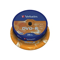 VERBATIM Verbatim - DVD-R x 25 - 4.7 GB - lagringsmedier