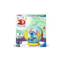 Ravensburger Ravensburger 3D Puzzle Ball: Disney Stitch, 73 styck, Teckna...