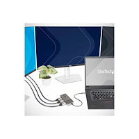 StarTech.com StarTech.com 3-Port USB-C MST Hub, USB Type-C to 3x HDMI Multi-Monitor Adapter for Laptop, Triple HDMI up to 4K 60Hz w/...