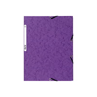 EXACOMPTA Exacompta Nature Future - 3-flikhållare - för A4 - kapacitet: 250 ark - marmorerat mörklila