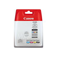 CANON Canon CLI-581 BK/C/M/Y Multi Pack - 4-pack - svart, gul, cyan, magenta - original - bläcktank