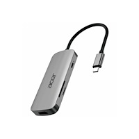 Acer Acer 7-In-1 Type-C Dongle - dockningsstation - USB-C - HDMI