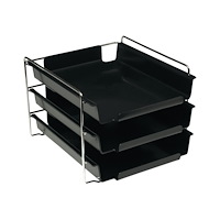 BANTEX Bantex Vision - brevfack - svart (paket om 3)