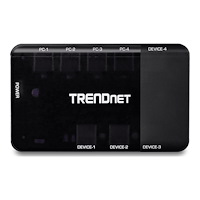 TRENDnet TRENDnet TK-U404 - hubb - 8 portar