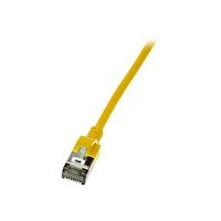 2direct LogiLink SlimLine - patch-kabel - 1 m - gul, RAL 1021