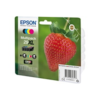 EPSON Epson 29XL Multipack - 4-pack - XL - svart, gul, cyan, magenta - original - bläckpatron
