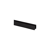 Solar Plus Aluminiumprofil Art High 2m, svartlackerad hög U-profil för...