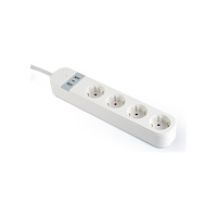 Gembird Gembird TSL-PS-S4U-01-W - smart kraftlist - 3680 Watt
