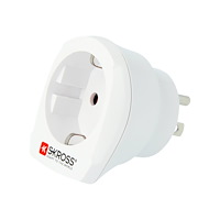 SKROSS SKROSS Europe to USA - kontaktadaptersats - Eurokontakt, CEI 23-16/VII / CEE 7/3 till NEMA 5-15