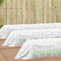 vidaXL Insektsnät Vit 3 x 5 m HDPE