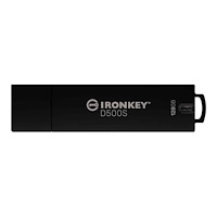 Kingston Technology Kingston IronKey D500S - USB flash-enhet - 128 GB - TAA-kompatibel