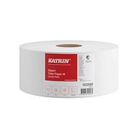 KATRIN Toalettpapper Katrin Gigant Jumo M vit 1-lagers Ø23,5 cm 435...