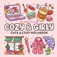 Tukan Förlag Cozy & girly målarbok (häftad)