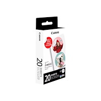 CANON Canon ZINK - utskurna runda fotodekaler - 40 etikett (er) - 33 mm diameter