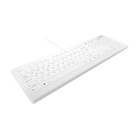 CHERRY Active Key AK-C8112 - tangentbord - medicinskt - 100% full size - QWERTZ - tysk - vit Inmatningsenhet