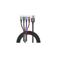 Baseus Baseus KB2L435A12BK, Svart, Blå, Grön, Röd, USB A, 2 x Light...
